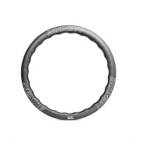 [Premium Wave] 25mm Width 50mm Depth Classic Carbon Fiber Road Bike Rim 390g